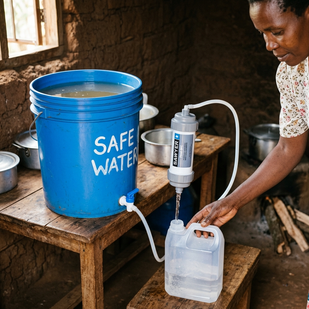 Point-of-Use Membrane Water Filter
